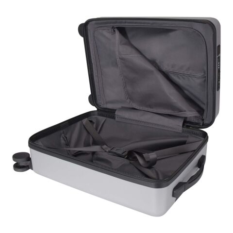 Mochila de cabina con ruedas de material reciclado GRS de 20" y 40&nbsp;L "Rover Pro" Estándar | Plateado | sin montaje de publicidad | no disponible | no disponible