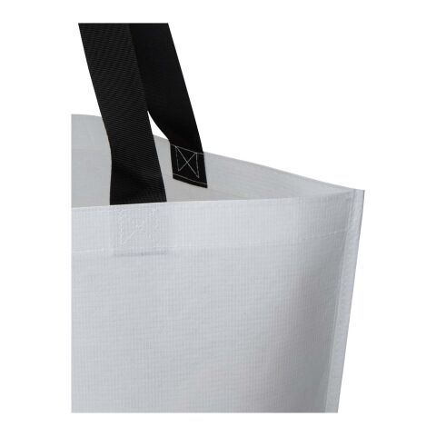 Bolsa Tote gran tamaño de 30l de material reciclado GRS con doble laminado "Duo" Estándar | Blanco | sin montaje de publicidad | no disponible | no disponible