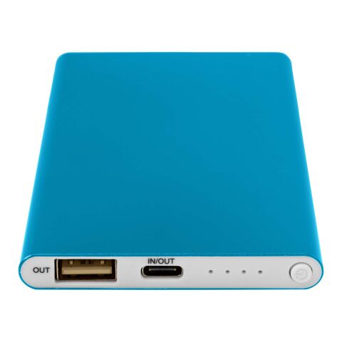 Batería externa de aluminio 4000&nbsp;mAh "Pep" Azul claro
