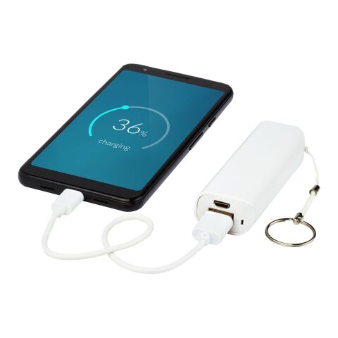 Batería externa "Span" 1200mAh Estándar | Blanco | sin montaje de publicidad | no disponible | no disponible