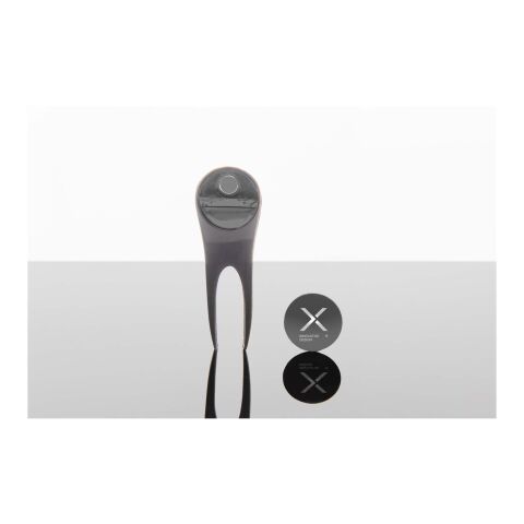 Arreglapiques de golf &quot;SCX.design T01&quot; negro | sin montaje de publicidad | no disponible | no disponible