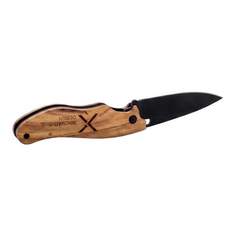 Cuchillo plegable de madera de olivo T33 de SCX.design Madera