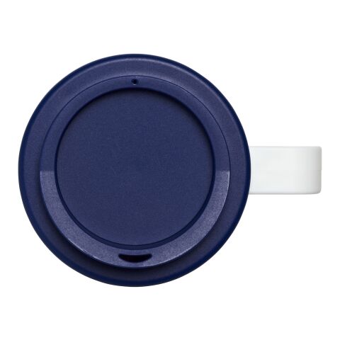 Vaso térmico Americano® grande de 350 ml Transparente-Azul | sin montaje de publicidad | no disponible | no disponible