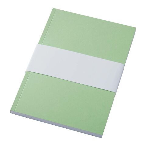 Libreta A5 de tapa blanda con 100 hojas de papel reciclado "Novella Austen" Verde
