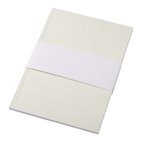 Libreta A5 de tapa blanda con 50 hojas de papel reciclado &quot;Novella Austen&quot; Blanco marfil | sin montaje de publicidad | no disponible | no disponible