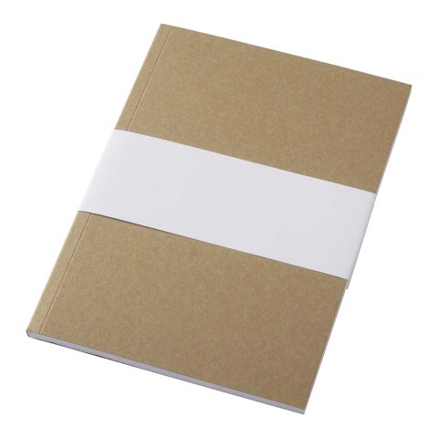 Libreta de tapa blanda craft con 50 hojas de papel reciclado &quot;Novella Austen&quot; Natural | sin montaje de publicidad | no disponible | no disponible