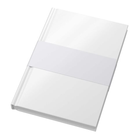 Libreta de tapa dura brillante A5 con 100 hojas "Novella Brontë" Blanco | sin montaje de publicidad | no disponible | no disponible