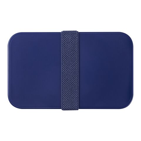 Fiambrera de doble capa &quot;MIYO&quot; Azul-Blanco-Azul | sin montaje de publicidad | no disponible | no disponible