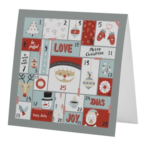 Tarjeta de felicitación cuadrada "Herald" Blanco | sin montaje de publicidad | no disponible | no disponible