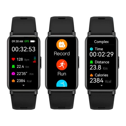 Pulsera inteligente multideporte con GPS &quot;Prixton AT806&quot; Estándar | negro | sin montaje de publicidad | no disponible | no disponible