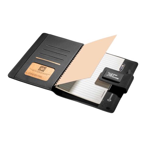 SCX.design O16 A5 notebook powerbank retroiluminado Estándar | Negro | sin montaje de publicidad | no disponible | no disponible