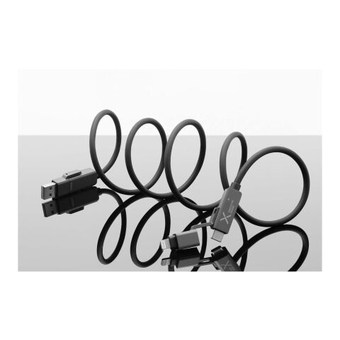 Cable de carga de silicona magnético de 100&nbsp;W "SCX.design C59" Estándar | Negro intenso | sin montaje de publicidad | no disponible | no disponible
