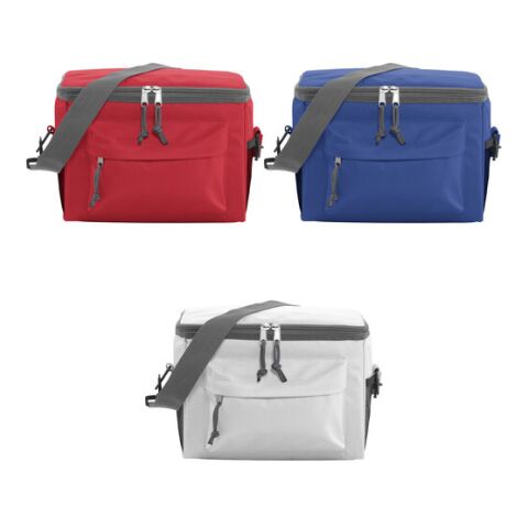 Nevera en poliéster (600D) blanco | sin montaje de publicidad | no disponible | no disponible