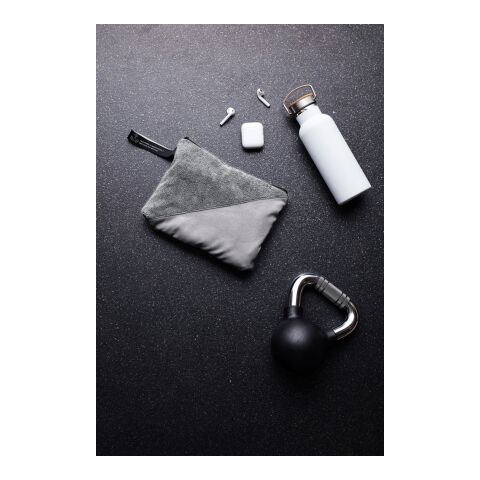 VINGA Toalla de RPET con secado activo 40x80 gris | sin montaje de publicidad | no disponible | no disponible | no disponible