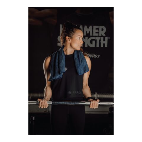 VINGA Toalla de RPET con secado activo 40x80 azul | sin montaje de publicidad | no disponible | no disponible | no disponible