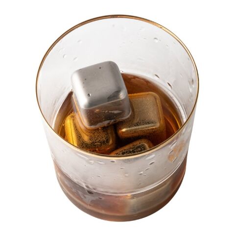 GLACIER. Juego de cubos de acero Cromado | sin montaje de publicidad