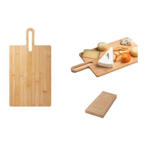 CARAWAY. Tabla de servir de bambú Beige | sin montaje de publicidad