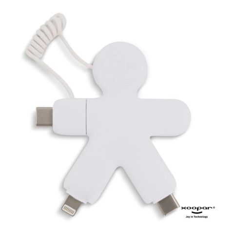 2064 | Xoopar Buddy Eco GRS Charging Cable Blanco | sin montaje de publicidad | no disponible | no disponible | no disponible