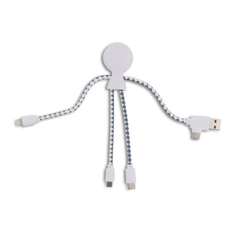 2081 | Xoopar Mr. Bio Charging cable Blanco | sin montaje de publicidad | no disponible | no disponible | no disponible