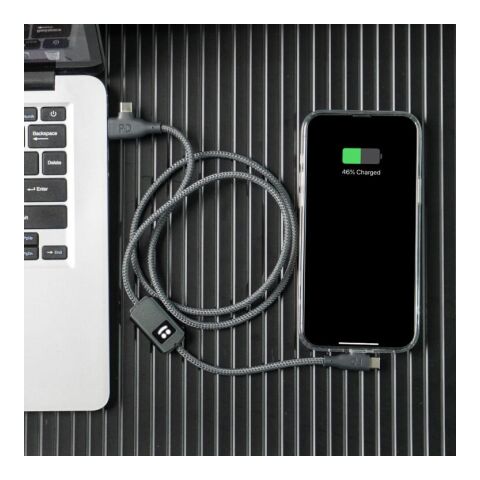 Cable Xoopar Allure GRS PD con transferencia de datos gris oscuro | sin montaje de publicidad | no disponible | no disponible | no disponible