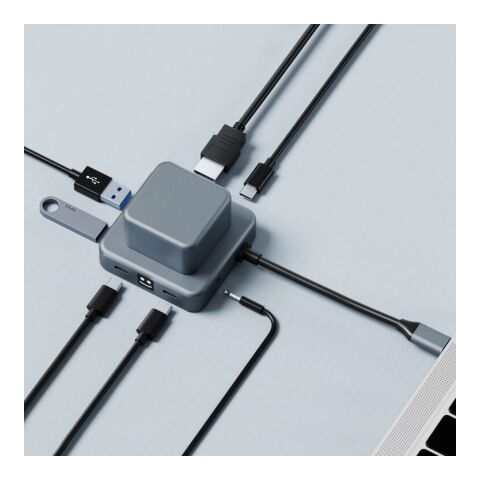 Xoopar GRS Cubbi Hub gris oscuro | sin montaje de publicidad | no disponible | no disponible | no disponible