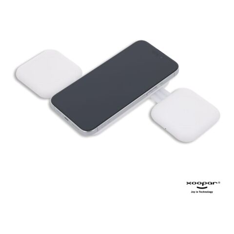 3188 | Xoopar Trafold 3 Wireless charger 15W Blanco | sin montaje de publicidad | no disponible | no disponible | no disponible