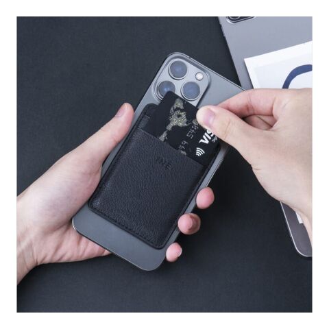 3198 | Xoopar Iné Mini NFC Wallet Recycled Leather Negro | sin montaje de publicidad | no disponible | no disponible | no disponible