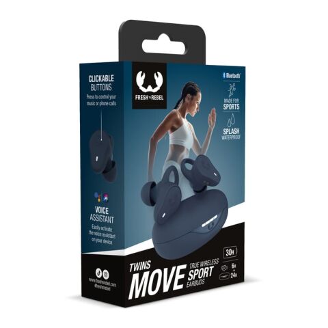 3TW1600 | Auriculares deportivos Fresh &#039;n Rebel True Wirel. Azúl oscuro | sin montaje de publicidad | no disponible | no disponible