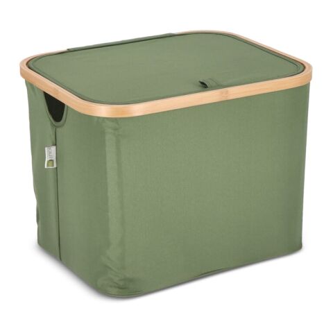 Cesta plegable InSideOut con tapa Sogne 40,5 x 33 x 30cm Verde oliva | sin montaje de publicidad | no disponible | no disponible