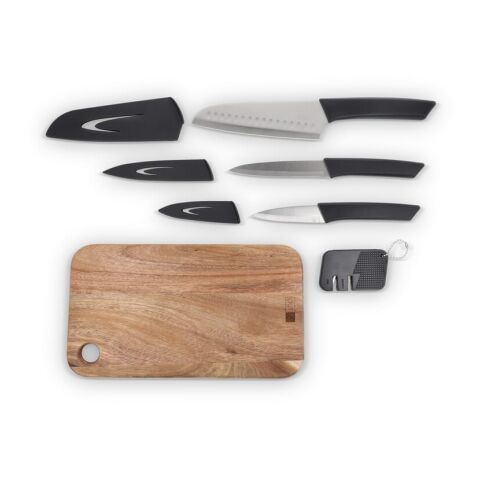 Juego de cuchillos de 6 piezas InSideOut Chef on the Go Verde oscuro | sin montaje de publicidad | no disponible | no disponible