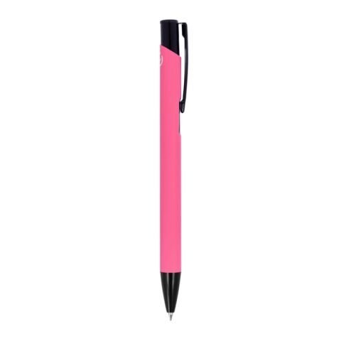 Alicante soft touch R-AL tinta negra Rosa-Negro | Grabado | 90 grados del clip | 87 mm x 8 mm | no disponible