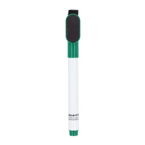 Rotulador para pizarra blanca con imán y limpiador Verde | sin montaje de publicidad | no disponible | no disponible