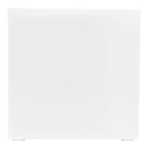 Bloque de notas 10x10x10cm FSC en caja de cubo con compartimentos para artículos Blanco