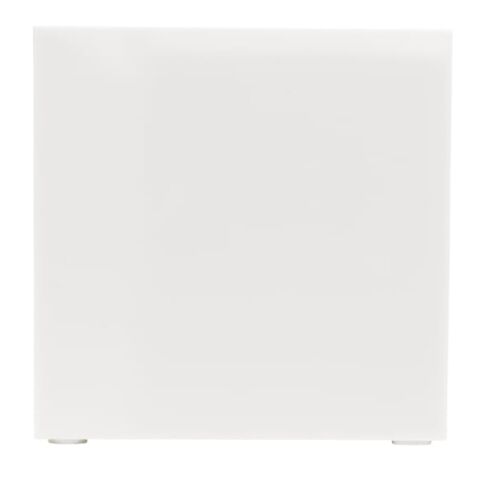 Bloque de notas 10x10x10cm FSC en caja de cubo con compartimentos para artículos Blanco | sin montaje de publicidad | no disponible | no disponible | no disponible