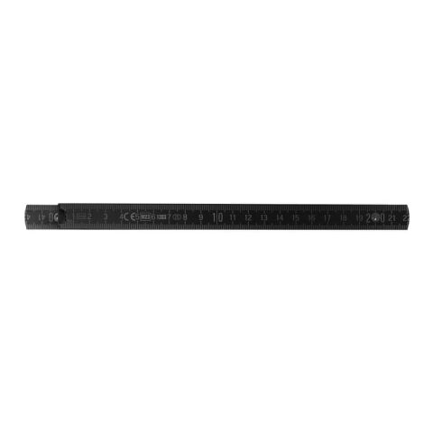 Regla plegable de madera 2m premium pintada Negro