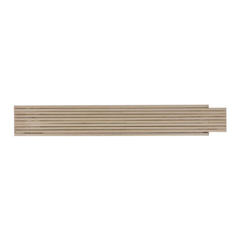 Regla plegable de madera 2m premium natural Natural