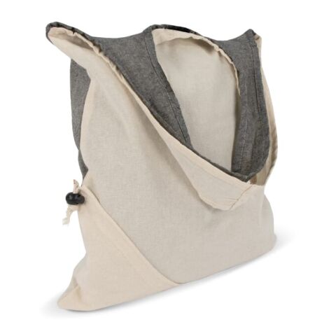 Bolsa de la compra Algodón reciclado OEKO-TEX® 140g/m² 38x42cm Gris | sin montaje de publicidad | no disponible | no disponible | no disponible