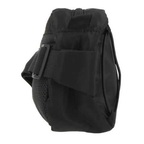 Bolso cruzado R-PET con cordón de ajuste Negro intenso | sin montaje de publicidad | no disponible | no disponible | no disponible