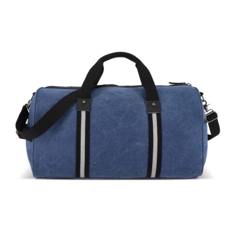 Bolsa de lona de algodón reciclado Harper Azúl oscuro