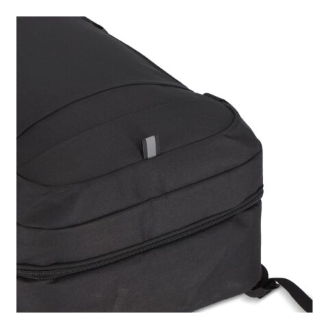 Mochila de noche R-PET 600D 22L Negro | sin montaje de publicidad | no disponible | no disponible
