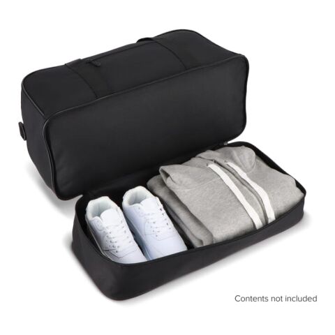 Bolsa deportiva y de viaje R-PET 600D 55,5 x 25 x 36 cm 50 L negro | sin montaje de publicidad | no disponible | no disponible