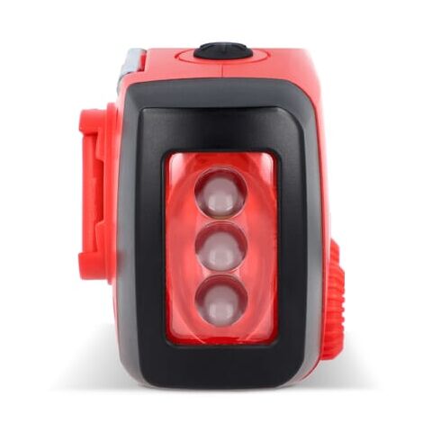 Radio de emergencia SafeSound Powerbank solar y de cuerda manual Rojo / Blanco | sin montaje de publicidad | no disponible | no disponible