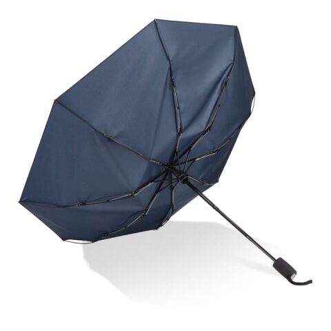 Taman Pongee 21" Paraguas cortaviento plegable Apertura y cierre automáticos Azúl oscuro | sin montaje de publicidad | no disponible | no disponible