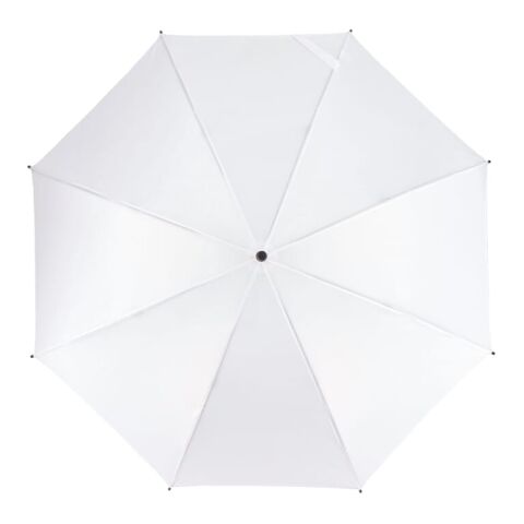 Verdure 23" Paraguas antiviento con gancho, apertura automática. Blanco