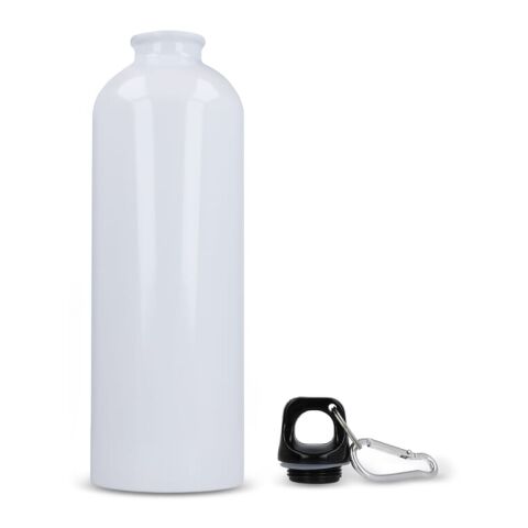 Botella de pared simple R-SS con mosquetón 750ml Blanco | sin montaje de publicidad | no disponible | no disponible