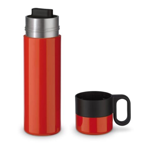 Termo Flow con asa 500ml Rojo / Blanco