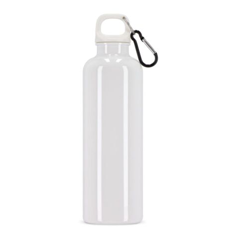 Botella de agua Nina R-PET 750 ml Color duro Blanco
