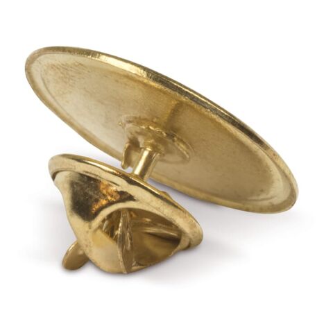 Pin de metal Ø20mm Oro | sin montaje de publicidad | no disponible | no disponible | no disponible