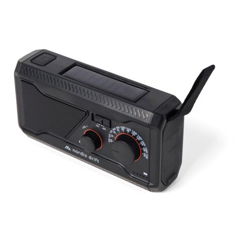 Radio multifuncional Nordic Drift Titan IPX4 de 4000 mAh negro | sin montaje de publicidad | no disponible | no disponible