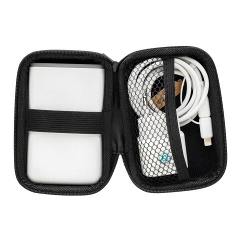 Set de carga 3 piezas Surge RCS PET reciclado 20W tipo C negro | sin montaje de publicidad | no disponible | no disponible